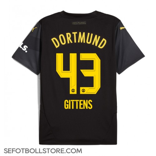 Borussia Dortmund Jamie Bynoe-Gittens #43 Replika Bortatröja 2024-25 Kortärmad